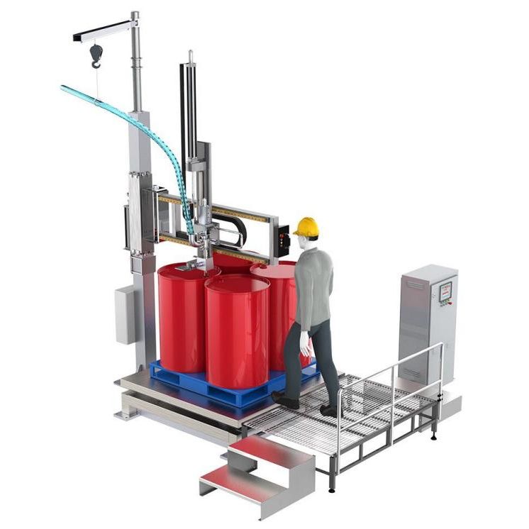 IBC Barrel Rocker Arm Chemical Additive Filling Machine